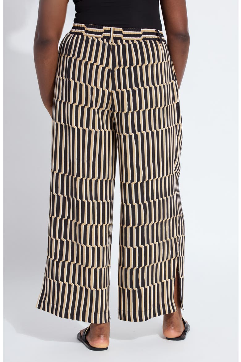 Santana Pleated Trousers, Alternate, color, BREEZY STRIPE