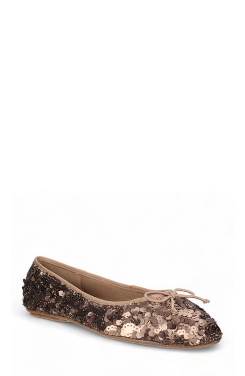 Allegra Sequin Ballet Flat (Women)