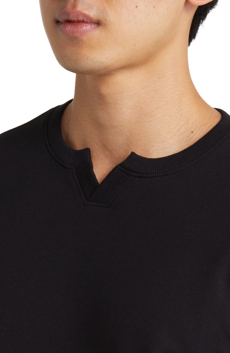 Robert Barakett Lording Long Sleeve Notch Neck T-Shirt, Alternate, color, 