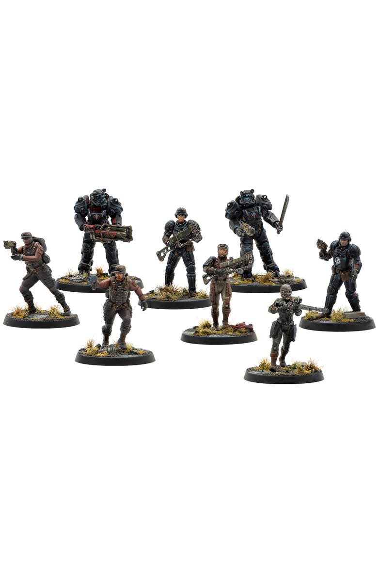 8 Figure Set, Unpainted, Alternate, color, Multicolored