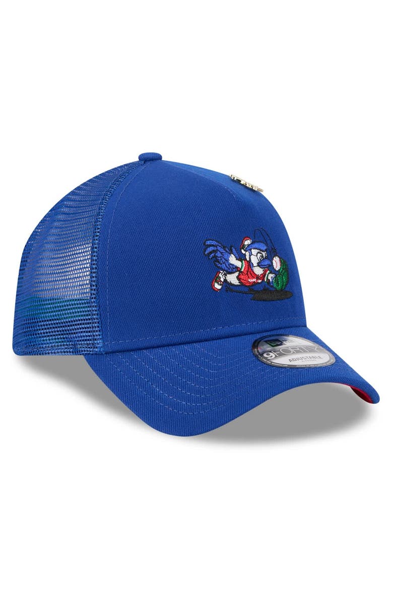 New Era Men's New Era  Royal Toronto Blue Jays 2025 Big League Chew A-Frame 9FORTY Adjustable Trucker Hat, Alternate, color, Royal