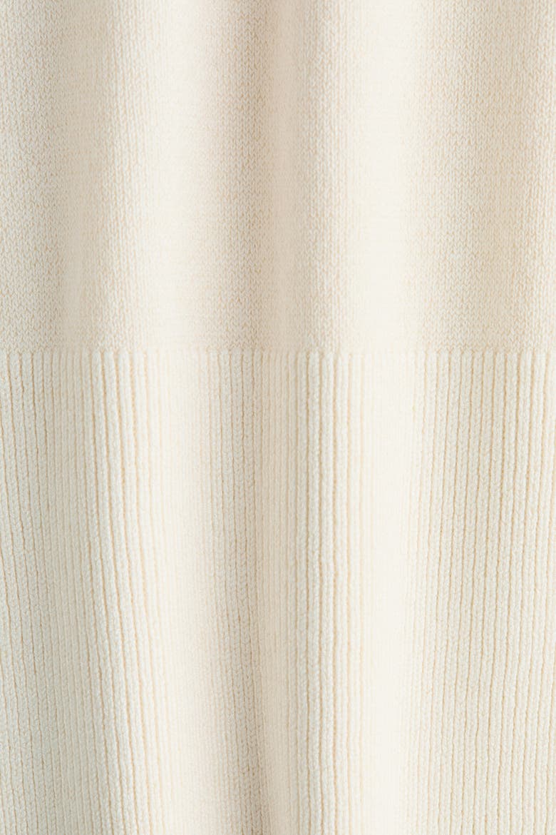 Fine-knit One-shoulder Top, Alternate, color, Cream