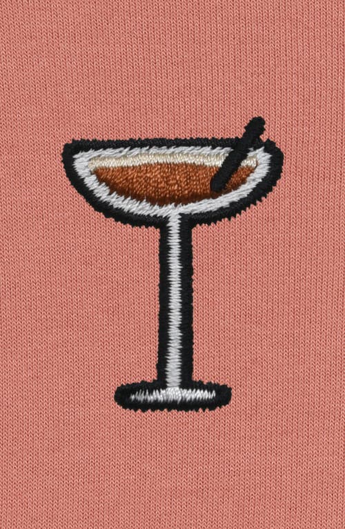 Dalix Espresso Martini Cropped Hoodie In Mauve