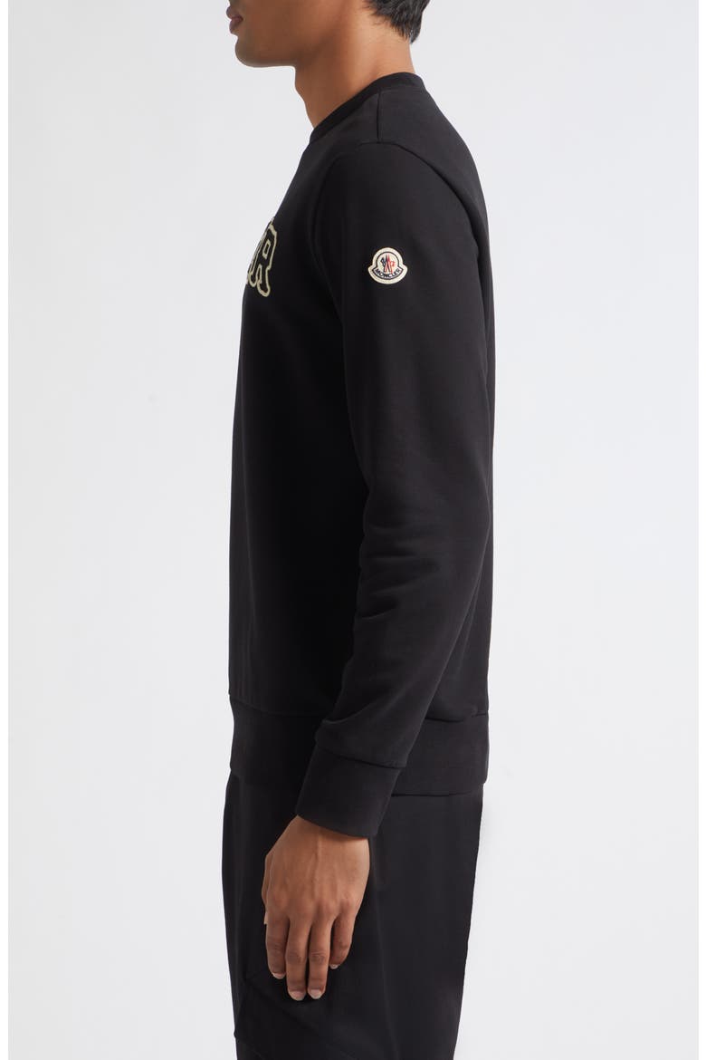 Logo Graphic Sweatshirt, Alternate, color, BLACK