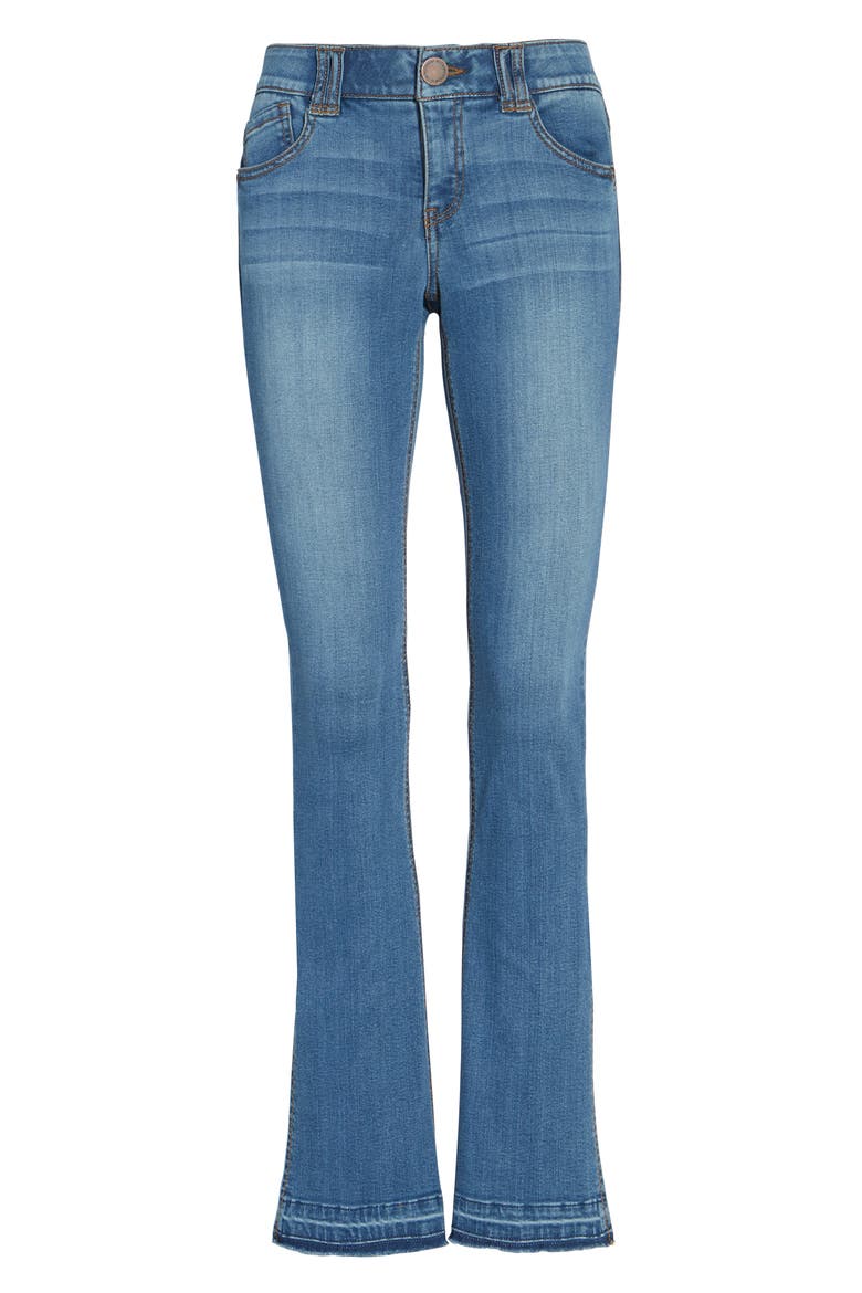 Ab-solution Split Release Hem Jeans (Nordstrom Exclusive), Alternate, color, LIGHT BLUE