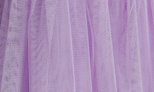 Popatu Kids' Embroidered Bodice Tulle Party Dress In Purple