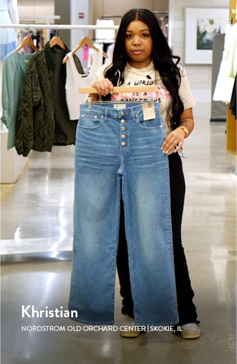 Ribcage Ripped High Waist Ankle Straight Leg Jeans, sales video thumbnail