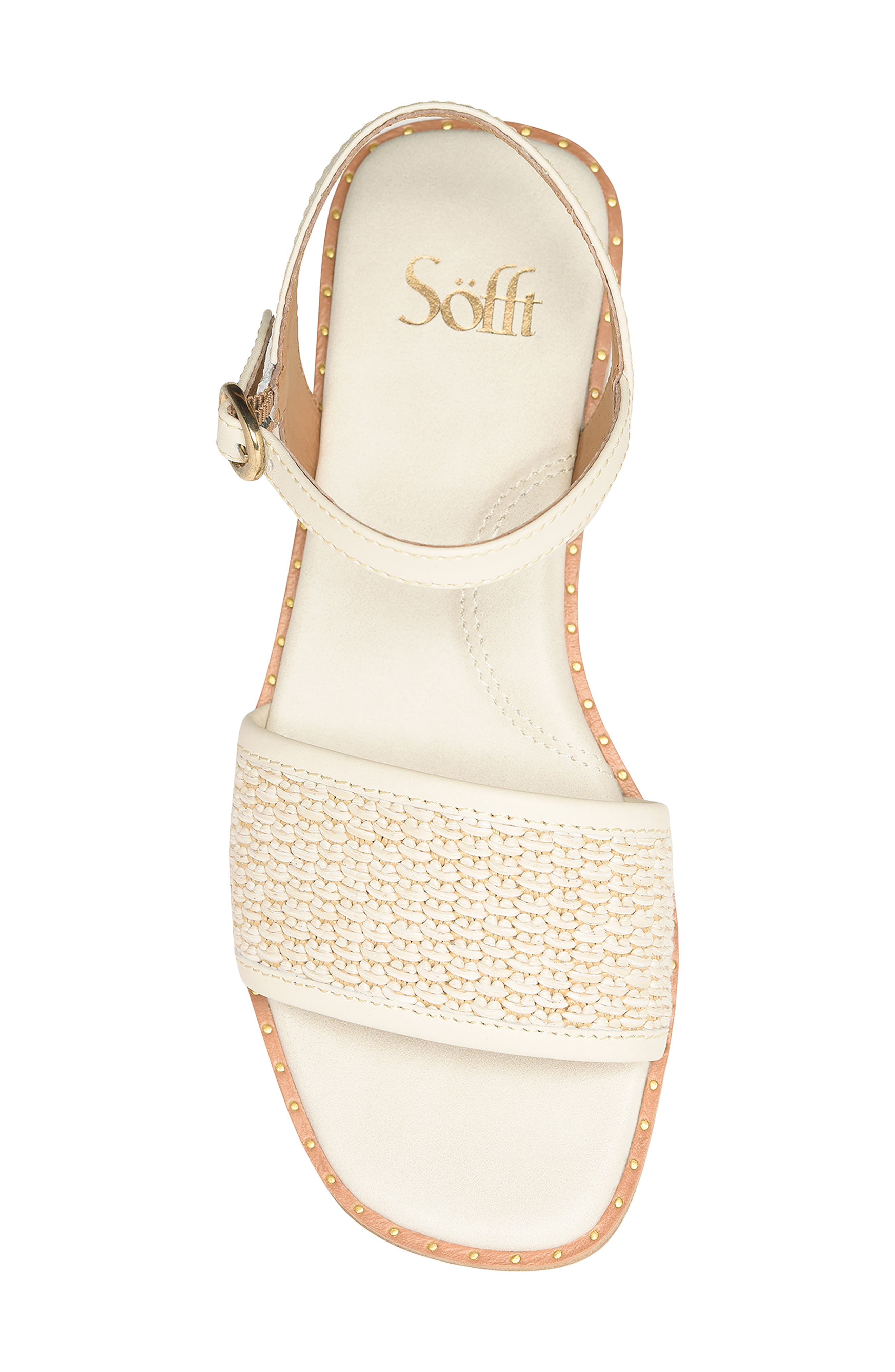 Söfft Elrose Sandal, Alternate, color, Off White
