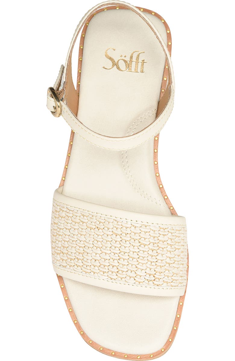 Söfft Elrose Sandal, Alternate, color, Off White