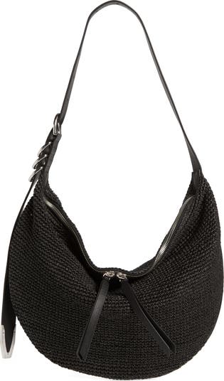 rag & bone Spire Straw Hobo Bag | Nordstromrack