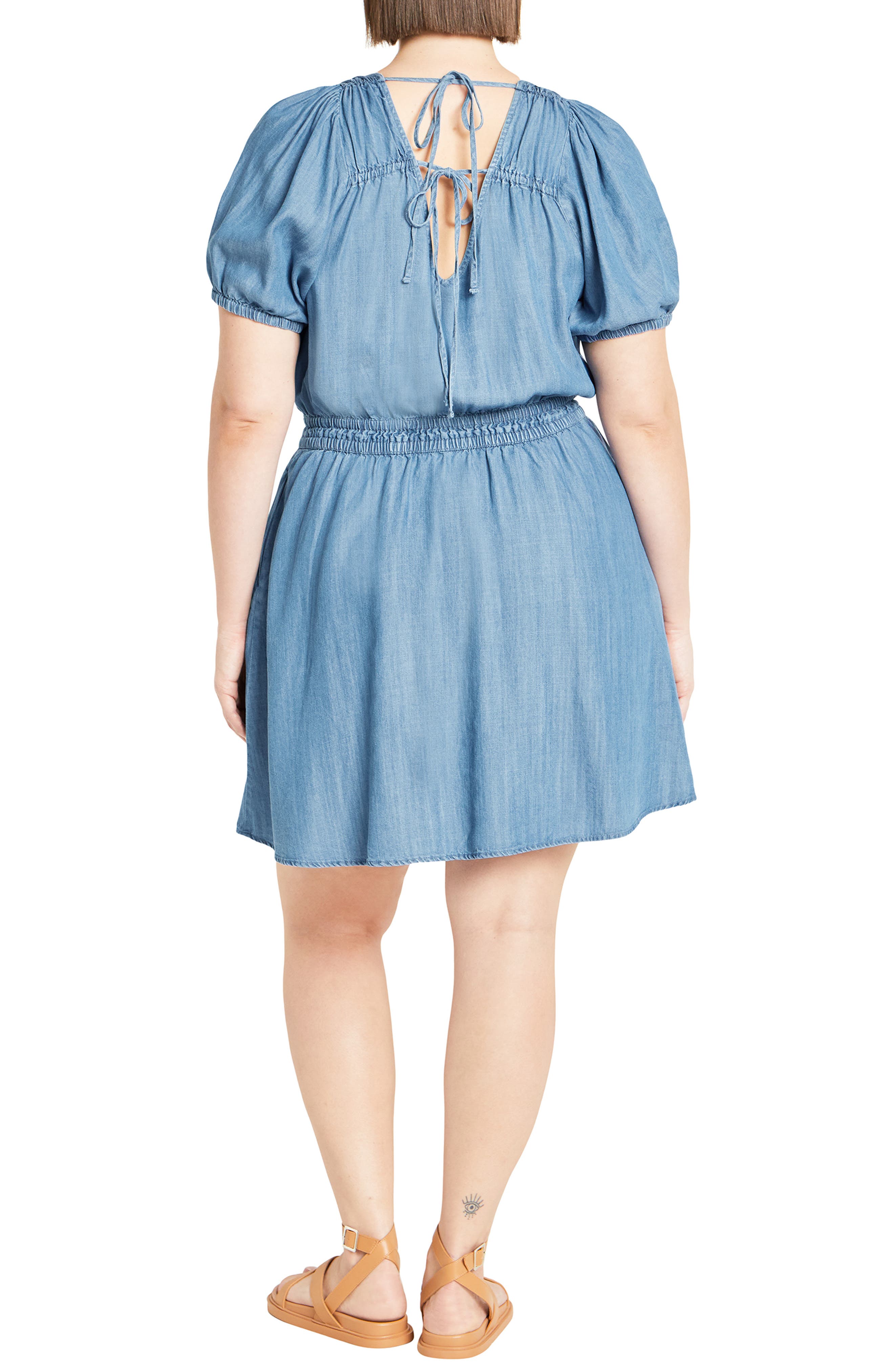 Emma Short Sleeve Minidress - image 4