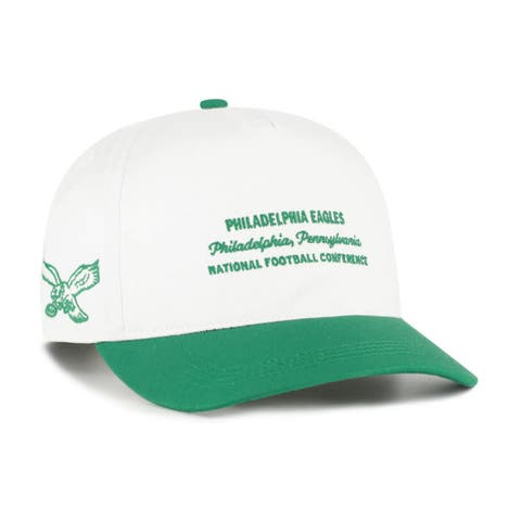 Men's '47  White Philadelphia Eagles Contemporary Two-Tone Hitch Adjustable Hat