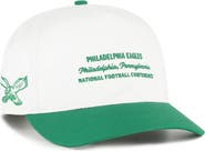 '47 Men's '47 White Philadelphia Eagles Contemporary Two-Tone Hitch Adjustable Hat