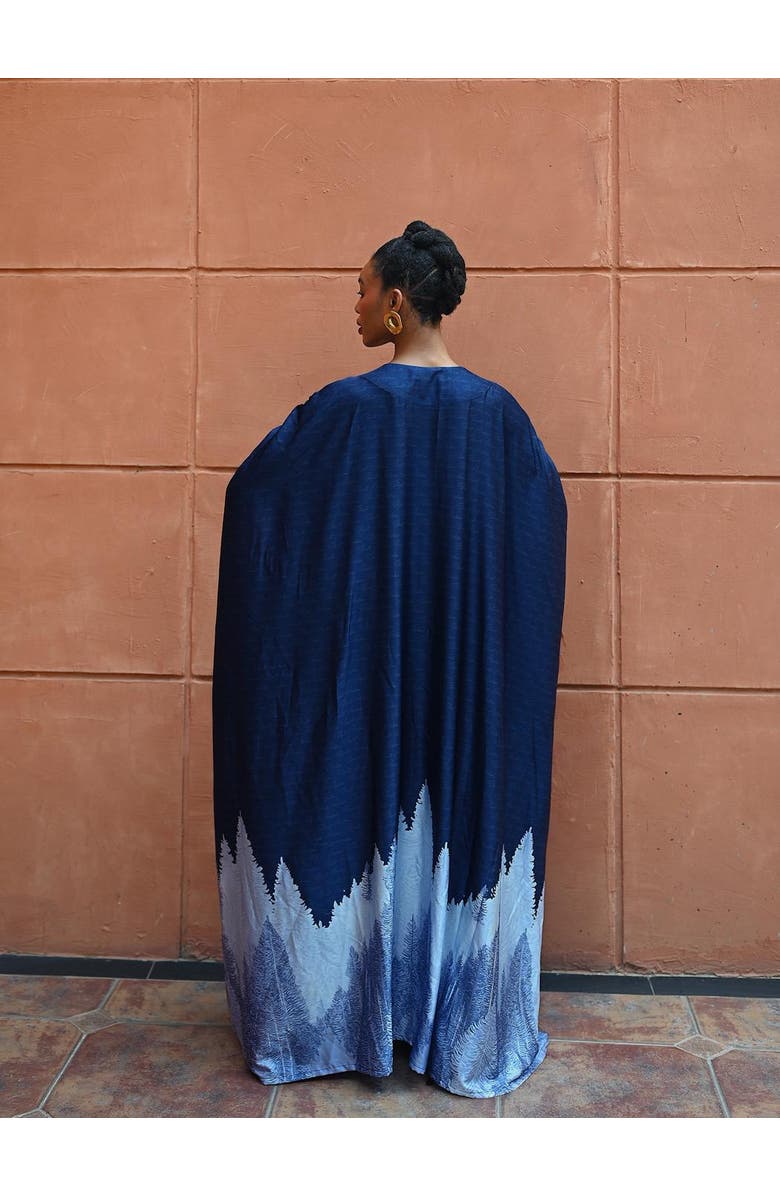 Flaunt Archive Suri Silk Caftan, Alternate, color, Blue