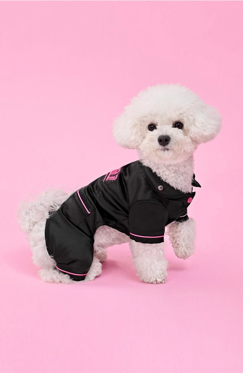 Juicy Couture Satin Pajama Dog Tracksuit, Alternate, color,