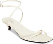 TOTEME Crossover Kitten Heel Sandal