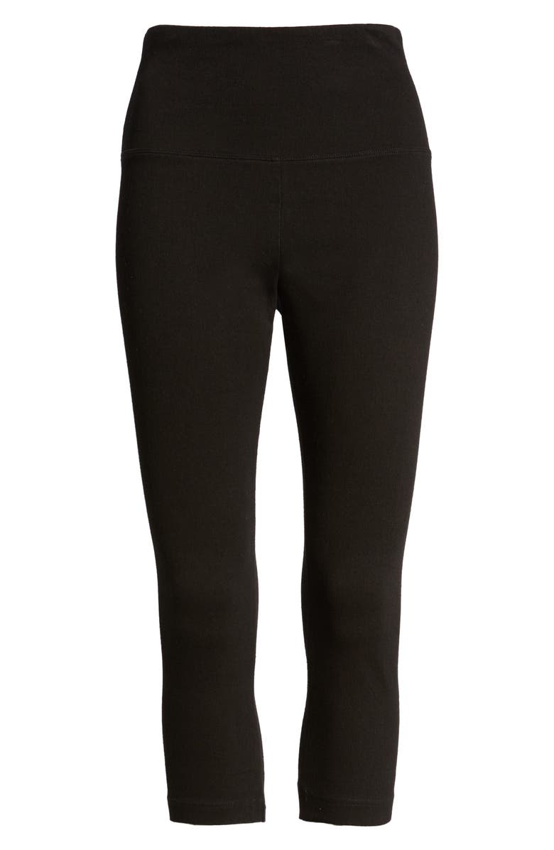 Lysse 'Lyssentials Denim Capri Leggings, Alternate, color, Black