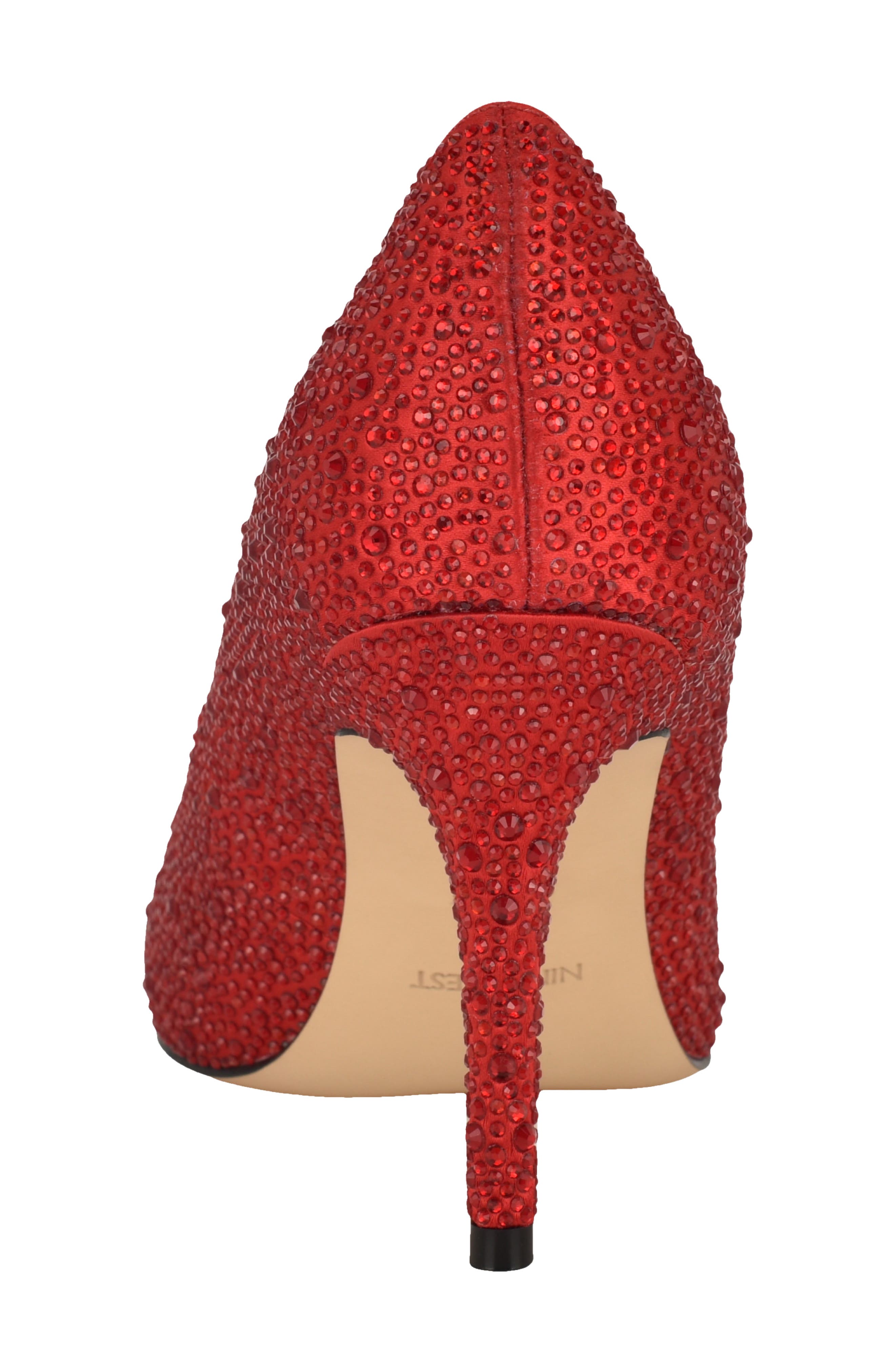 Glamor Pointed Toe Pump, Alternate, color, RED