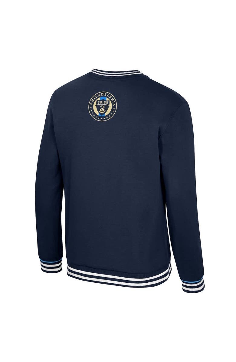 Stadium Essentials Men's Stadium Essentials Navy Philadelphia Union Half-Time 2-Hit Pullover Sweatshirt, Alternate, color, Navy