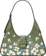 Kate Spade New York noveau painterly bouquet embossed leather shoulder bag