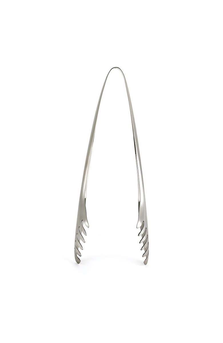 CUISIPRO 11 Inch Tempo Salad Tongs, Stainless Steel, Alternate, color, Silver