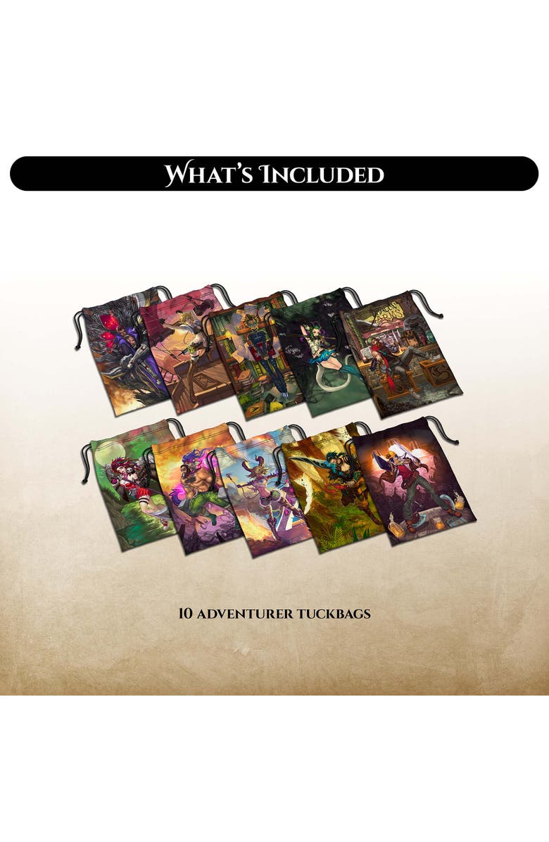 Middara Adventurer Tuck Bags 10Pc Drawstring Set, Alternate, color, Multicolored