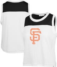 '47 Women's '47 White San Francisco Giants Premier Zoey Waist Length Tank Top