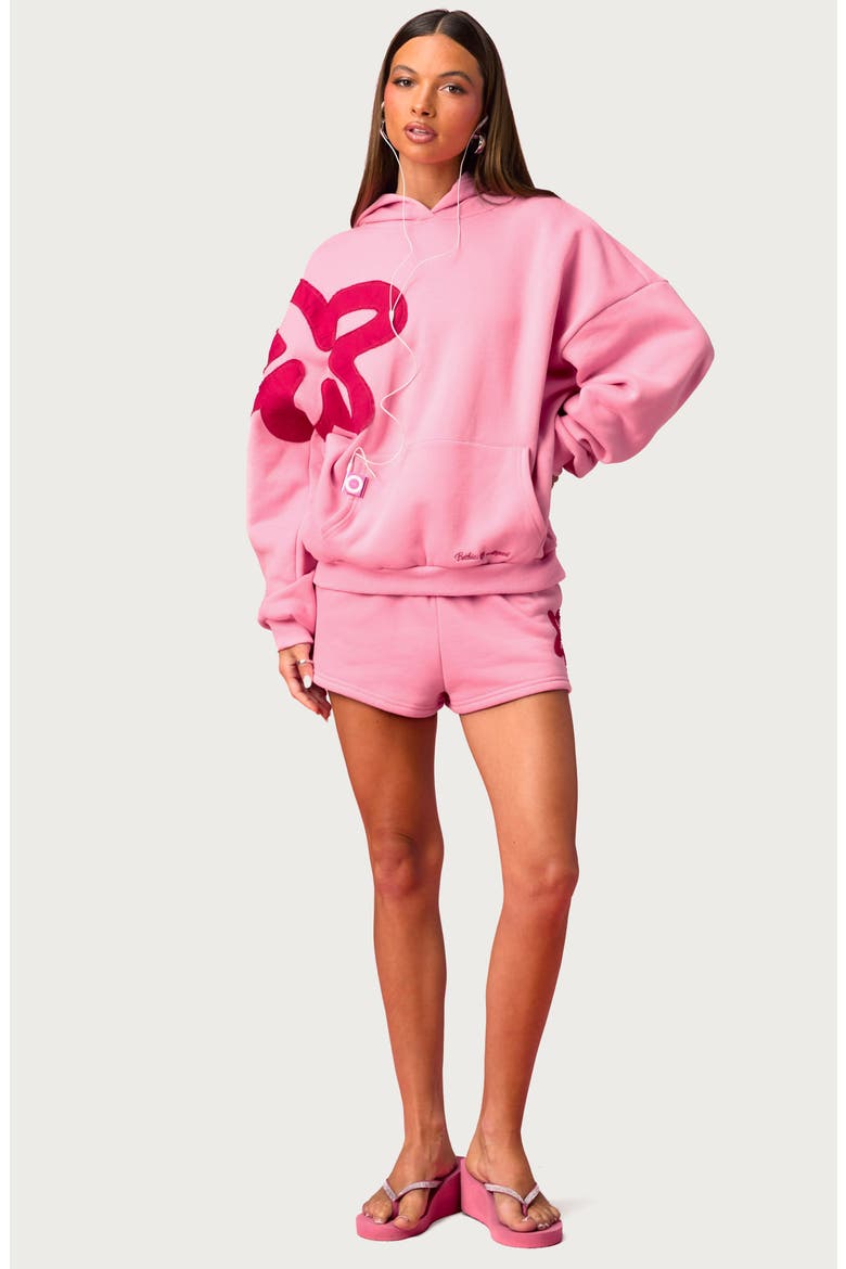 x Barbie™ Blossom Oversize Hoodie, Alternate, color, PINK