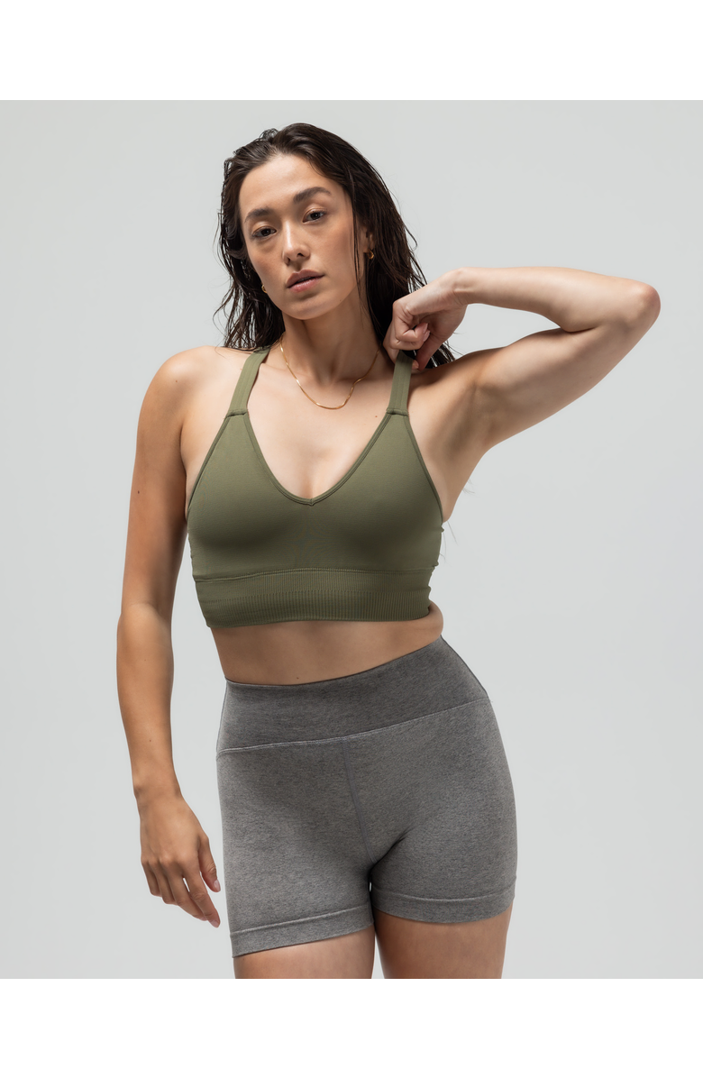 Reformer The Heather High-Waisted Short, Main, color, Heather Black