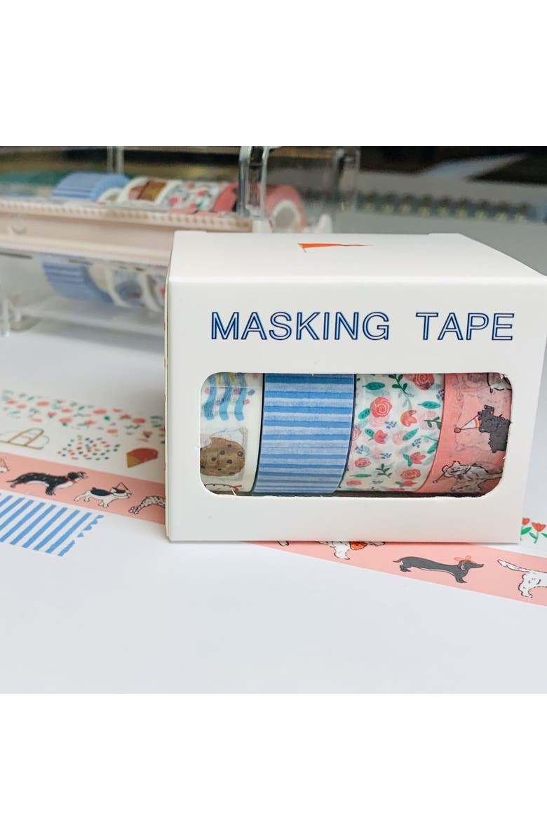 Ramus & Co Pink Everyday Masking Tape - 4ct Rolls, Assorted, Alternate, color,
