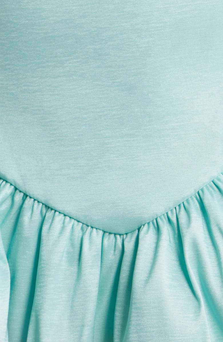 Hutch Soleil Polka Dot Cocktail Minidress, Alternate, color, Mint/ Multi Placement