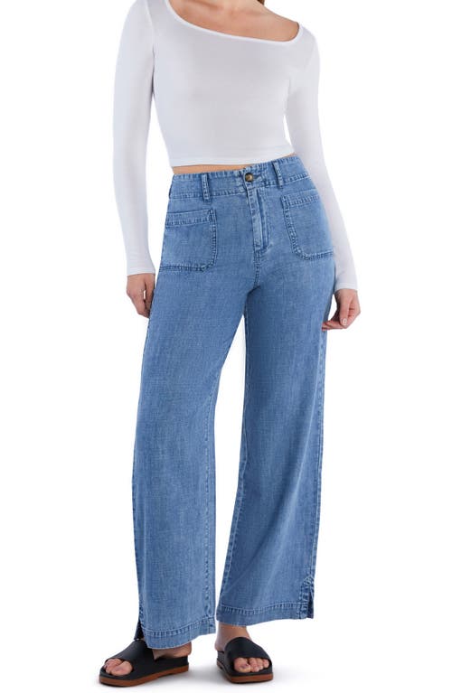 Hint Of Blu Bliss High Waist Cotton Blend Pants