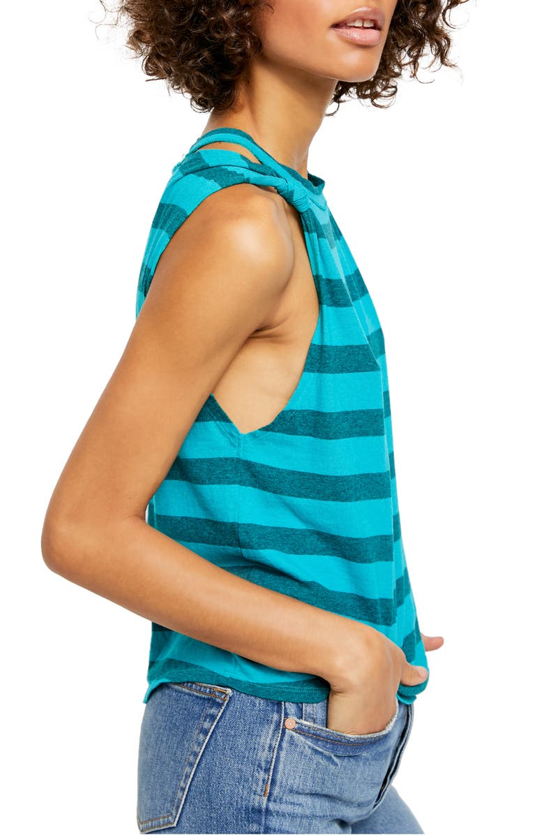 Free People The Twist Stripe Tank, Alternate, color, 