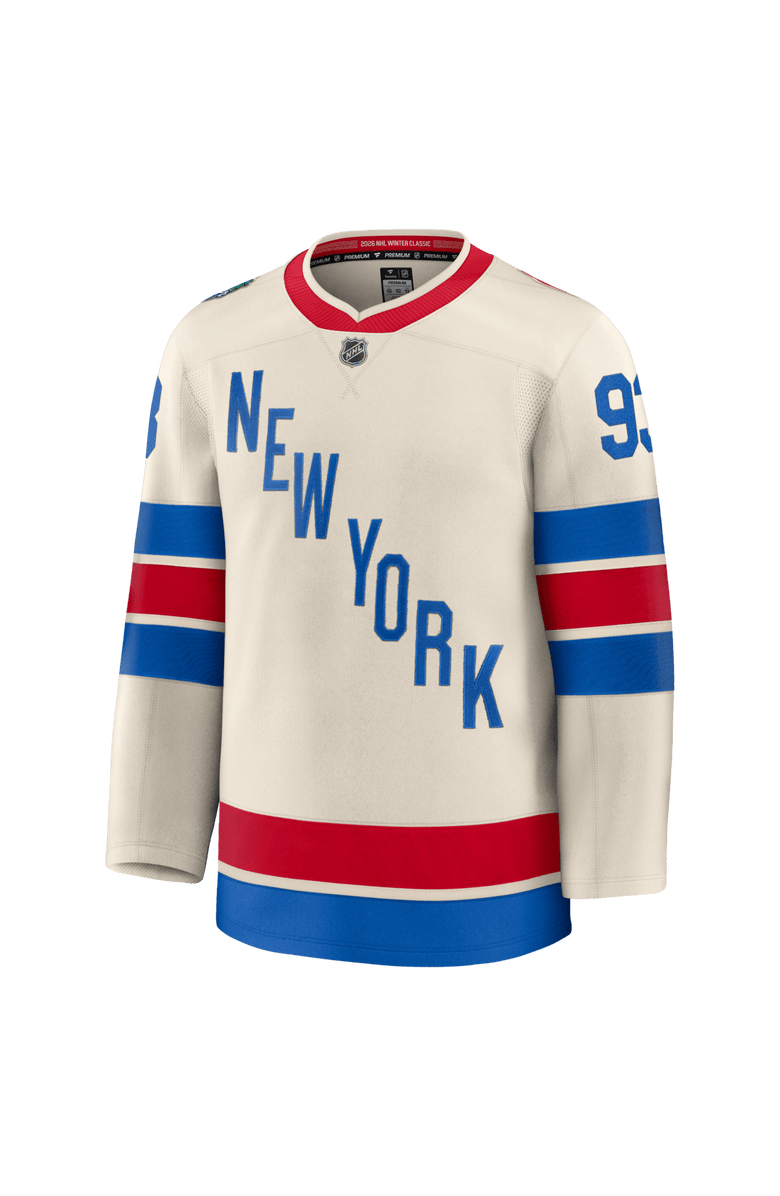 FANATICS Men's Fanatics Mika Zibanejad Beige New York Rangers 2026 NHL Winter Classic Premium Jersey, Alternate, color, Beige