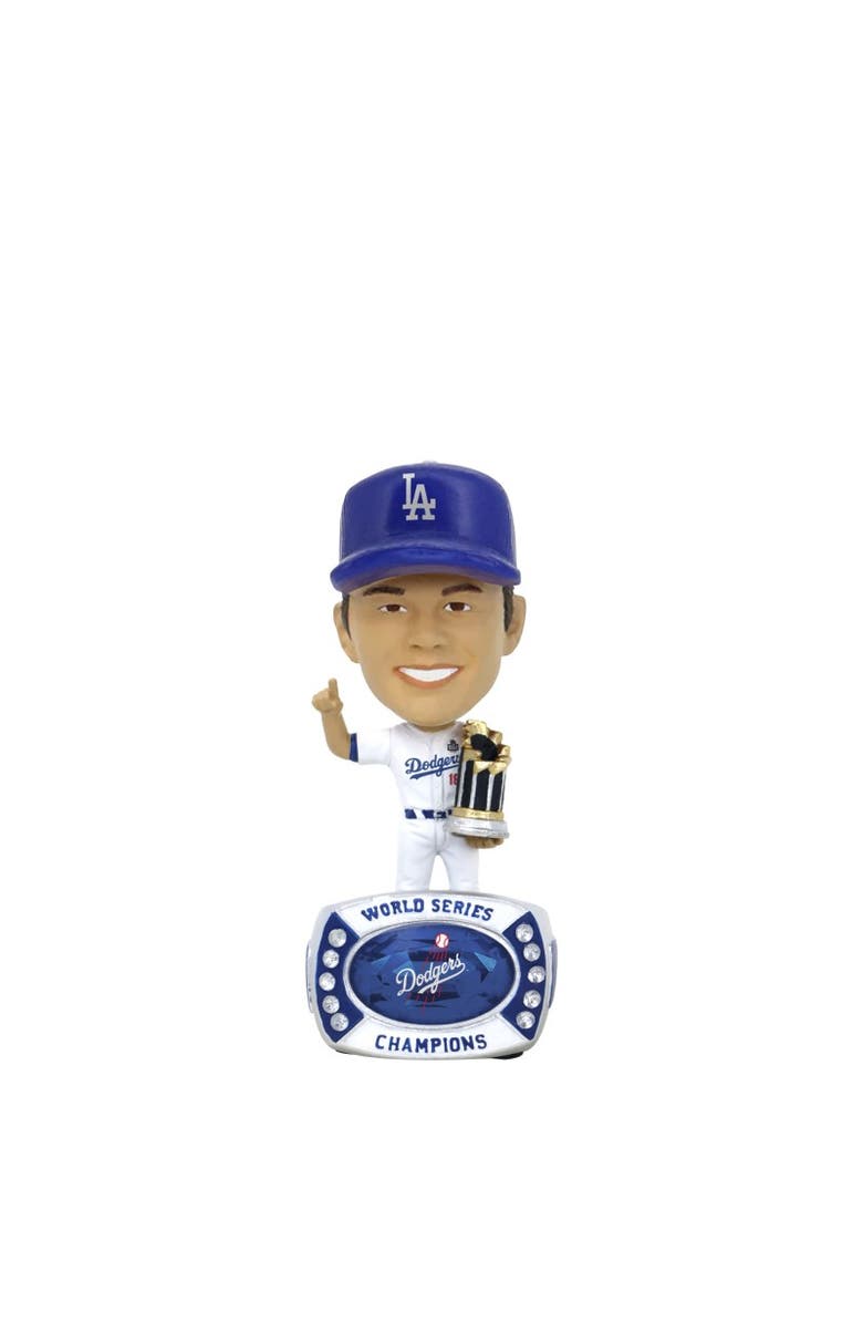 FOCO Yoshinobu Yamamoto(Dodgers)World Series 4.5" Ring Base Mini Bobblehead, Main, color, Multi-Color