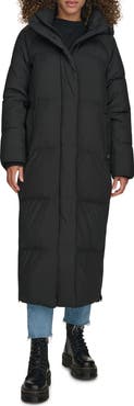 Levi's Water Resistant Side Zip Maxi Puffer Coat
