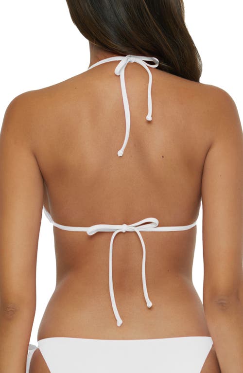 BECCA BECCA COLOR CODE TRIANGLE BIKINI TOP 