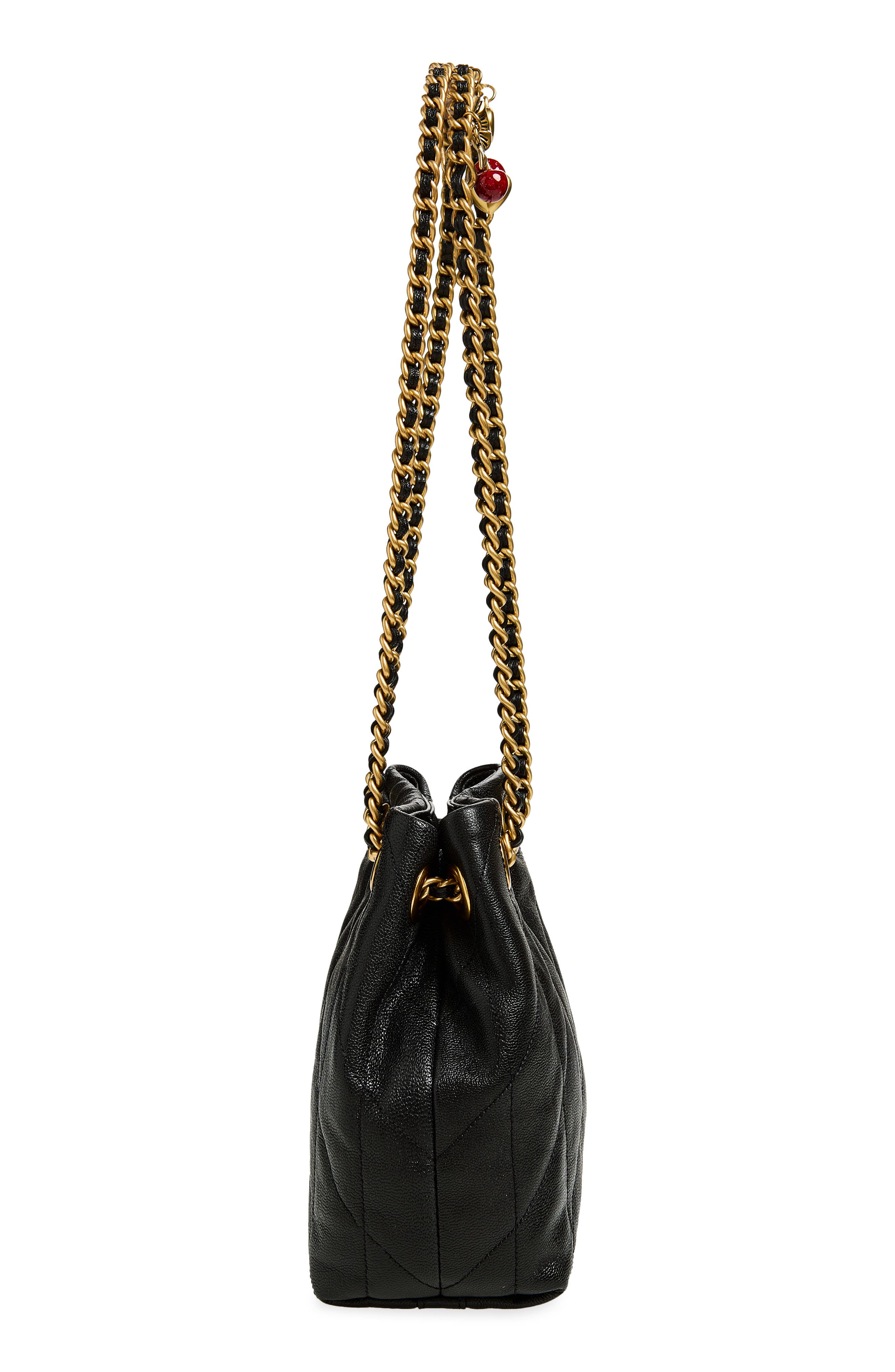 Jade Quilted Crossbody Bag, Alternate, color, B4/ BLACK
