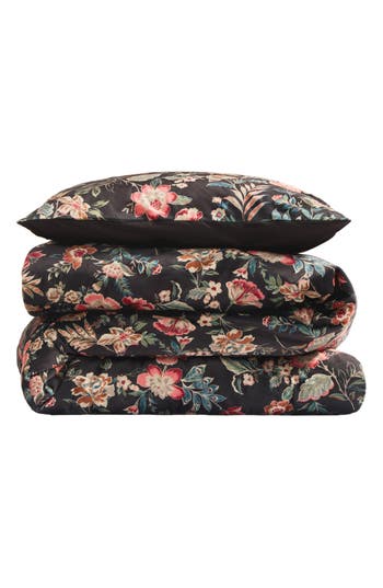 Jessica Simpson Arcadian Comforter Set In Black