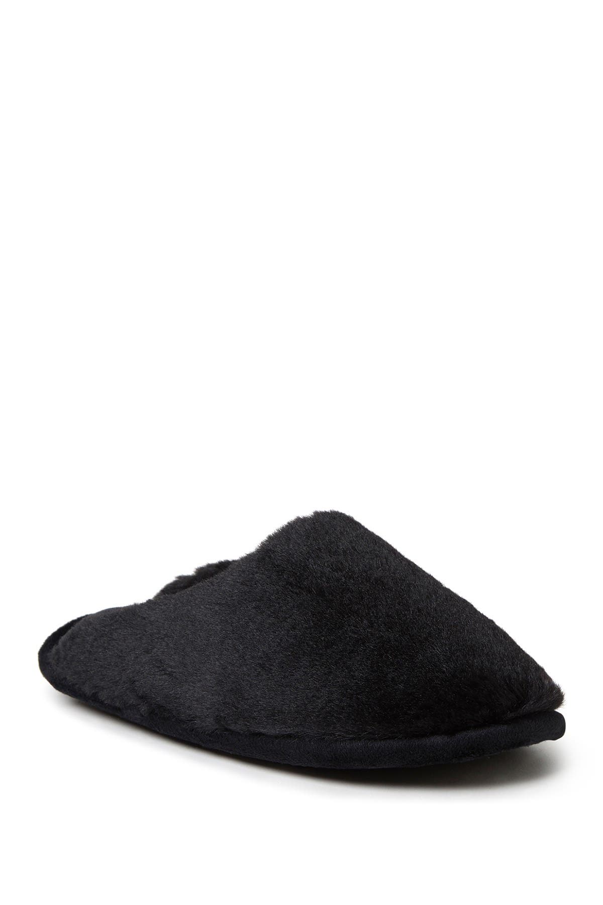DEARFOAMS Bailey Faux Fur Slipper, Main, color, 