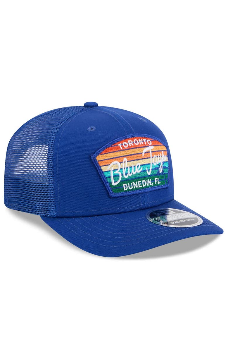 New Era Men's New Era  Royal Toronto Blue Jays 2025 Spring Training 9SEVENTY Stretch-Snap Trucker Hat, Alternate, color, 