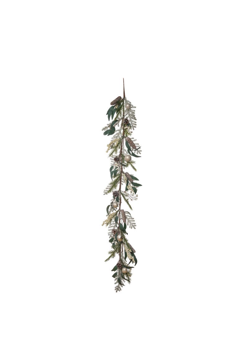 Artificial multicolored Christmas berry ornament garland, Main, color, Multicolored
