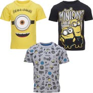 Despicable Me Minions 3-Pack Short Sleeve T-Shirts