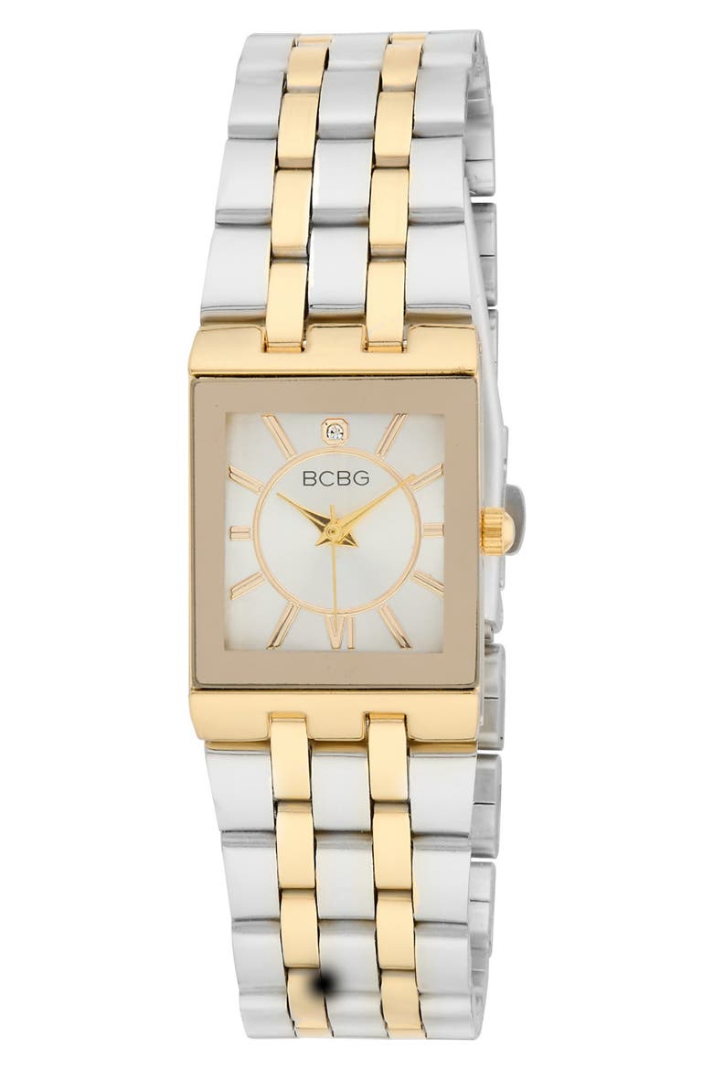 Modern Link Quartz Two-Tone Bracelet Watch, 34mm, Main, color, TWO TONE