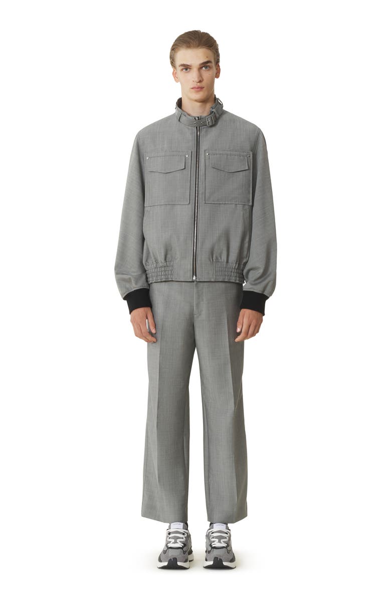 Lanvin Black Mohair Wool Jacket, Main, color, Gray