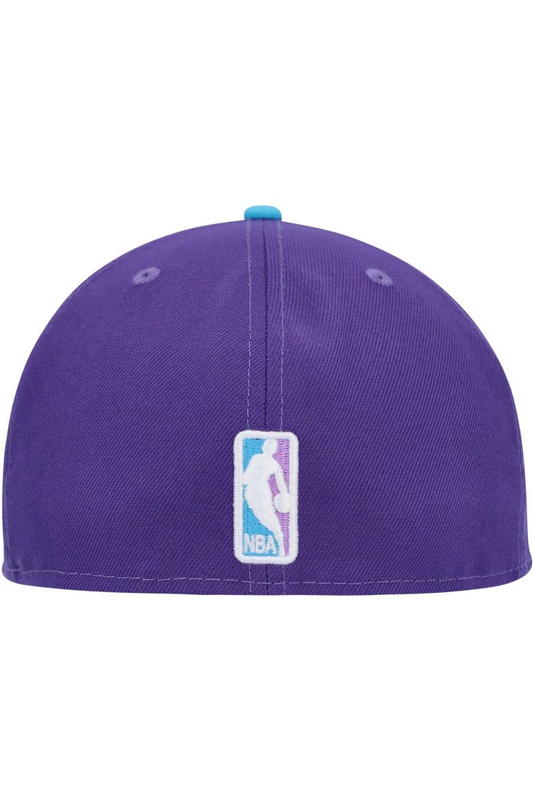 Men's New Era Purple New York Knicks Vice 59FIFTY Fitted Hat, Alternate, color, Purple