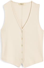 Madewell Rib V-Neck Vest