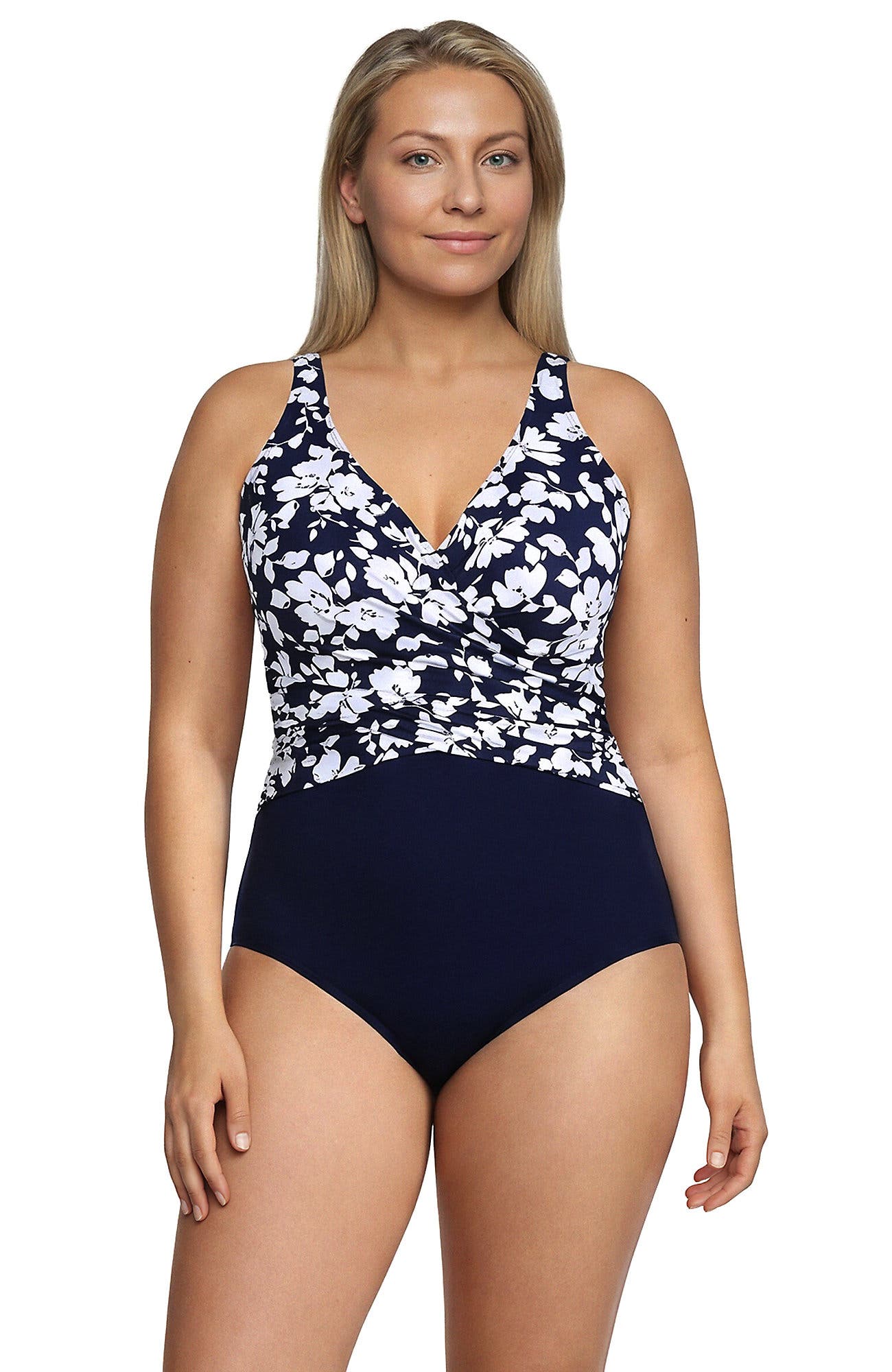 Navy Blossom Floral