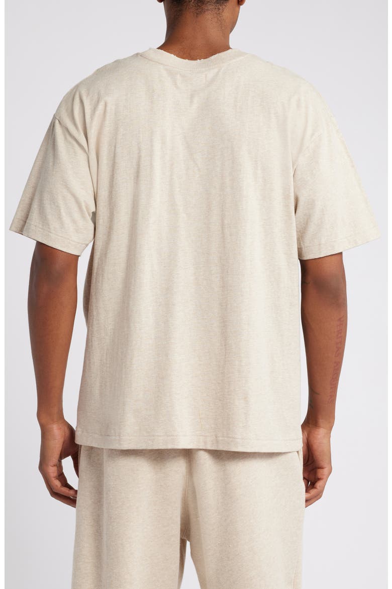 Core Oversize Organic Cotton Jersey T-Shirt, Alternate, color, OATMEAL