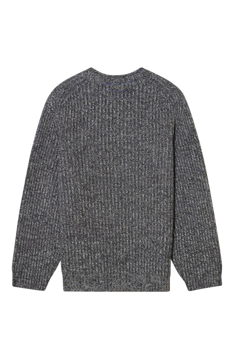 Robert Talbott Spencer Cashmere Blend Rollneck Sweater, Alternate, color, Grey Melange